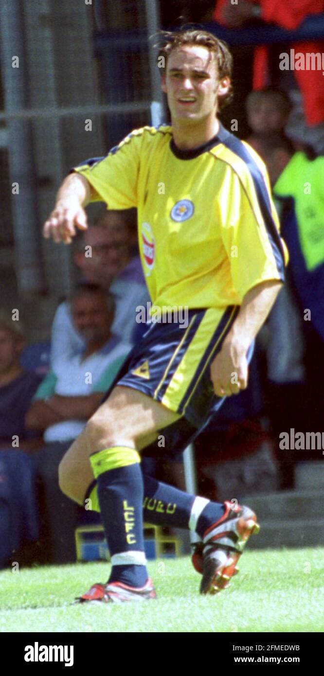 LEICESTER CITY FC. STEFAN OAKES JULI 1999 PIC MIKE WALKER, 1999 Stockfoto LEICESTER CITY FC. STEFAN OAKES JULI 1999 PIC MIKE WALKER, 1999 Stockfoto