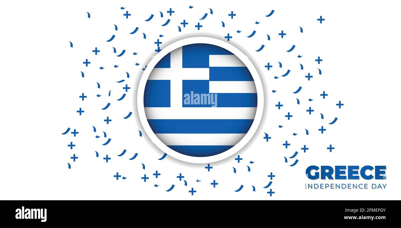 Griechische flagge vektor Ausgeschnittene Stockfotos und -bilder - Alamy