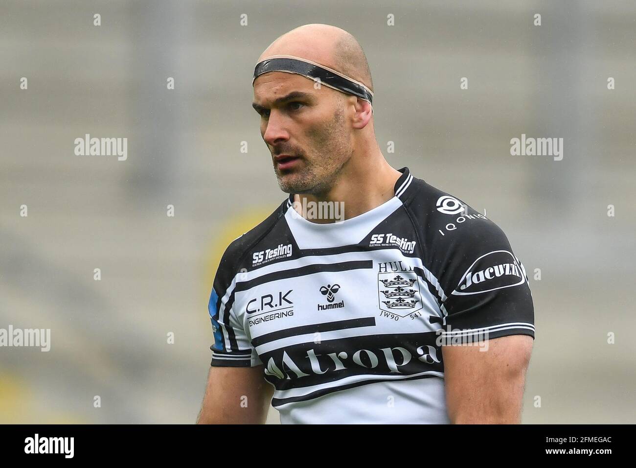 Danny Houghton (9) vom Hull FC in, am 5/8/2021. (Foto von Craig Thomas/News Images/Sipa USA) Quelle: SIPA USA/Alamy Live News Stockfoto