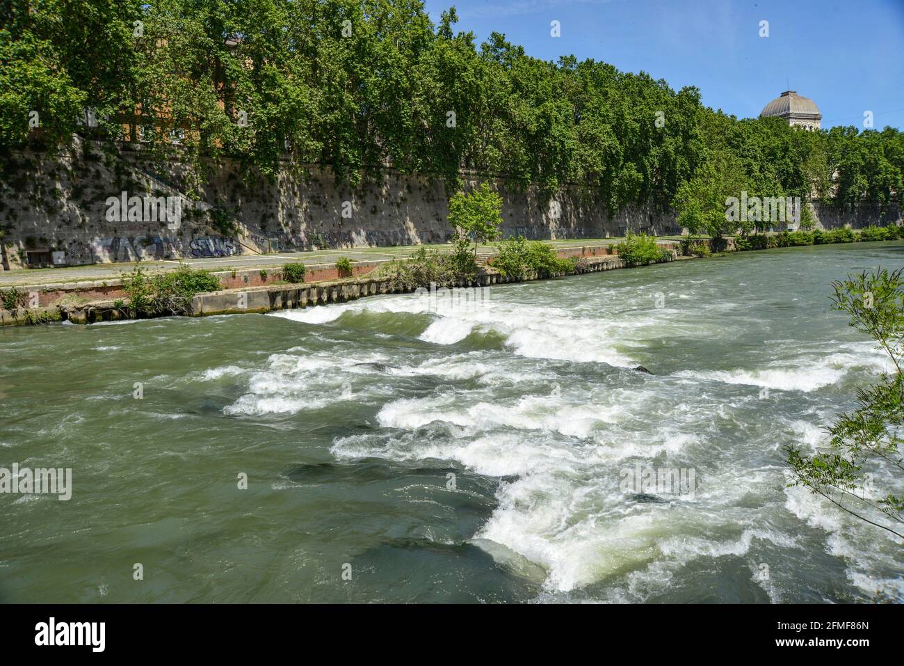 ISOLA TIBERINA MAGGIO 2021 Stockfoto