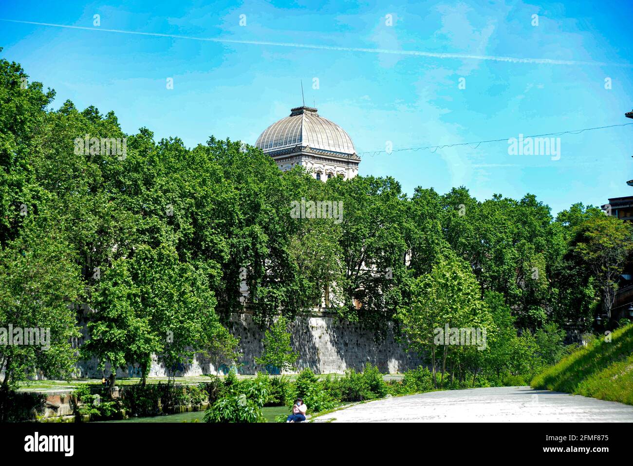 ISOLA TIBERINA MAGGIO 2021 Stockfoto