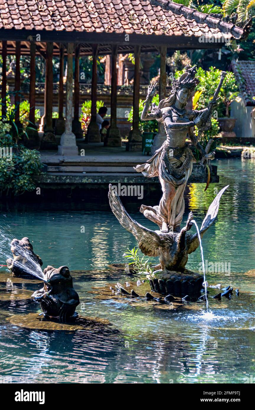 Pura Gunung Kawi, Tpaksiring, Ubud, Bali, Indonesien. Stockfoto