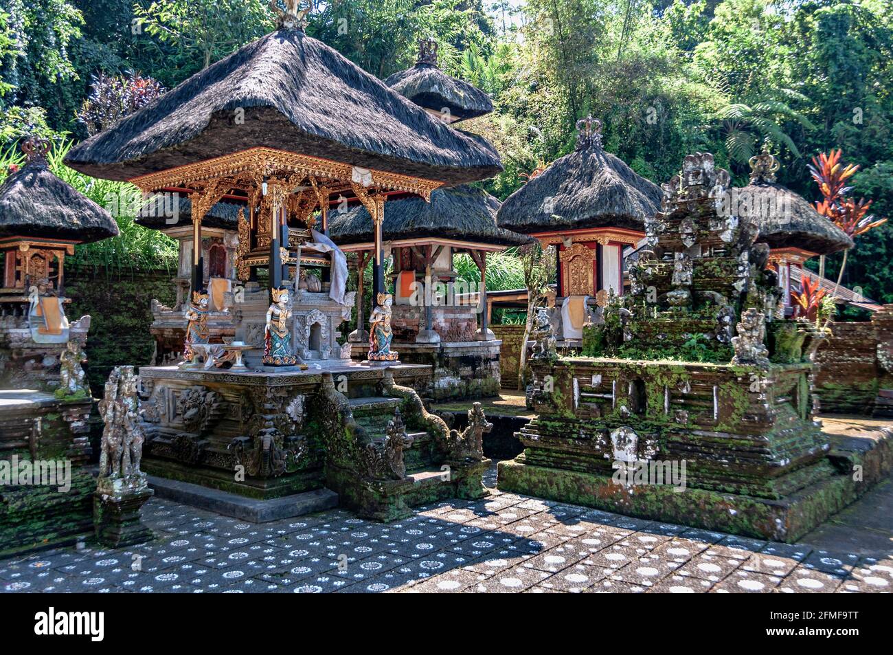 Pura Gunung Kawi, Tpaksiring, Ubud, Bali, Indonesien. Stockfoto