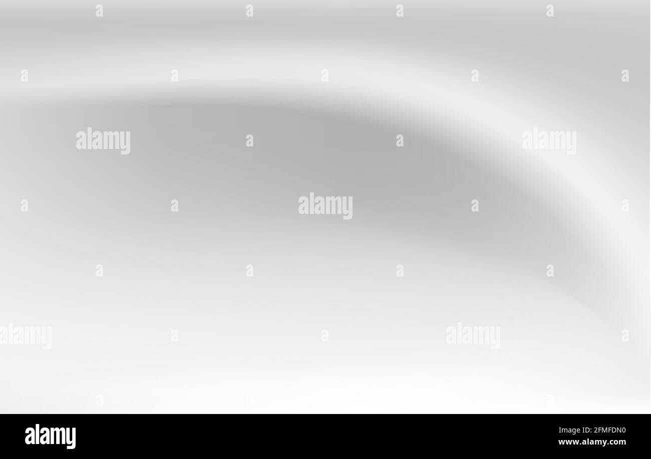 Himmlisch grau weißer Hintergrund mit weichen zarten Falten Stock Vektor
