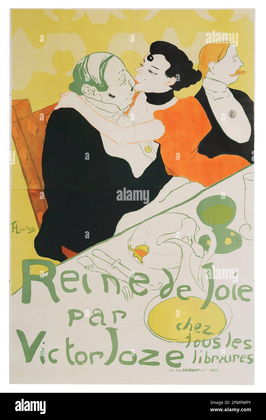 Lautrec reine de joie (Poster) Henri Marie Raymond de Toulouse-Lautrec-Monfa (24. November 1864 – 9. September 1901) Stockfoto