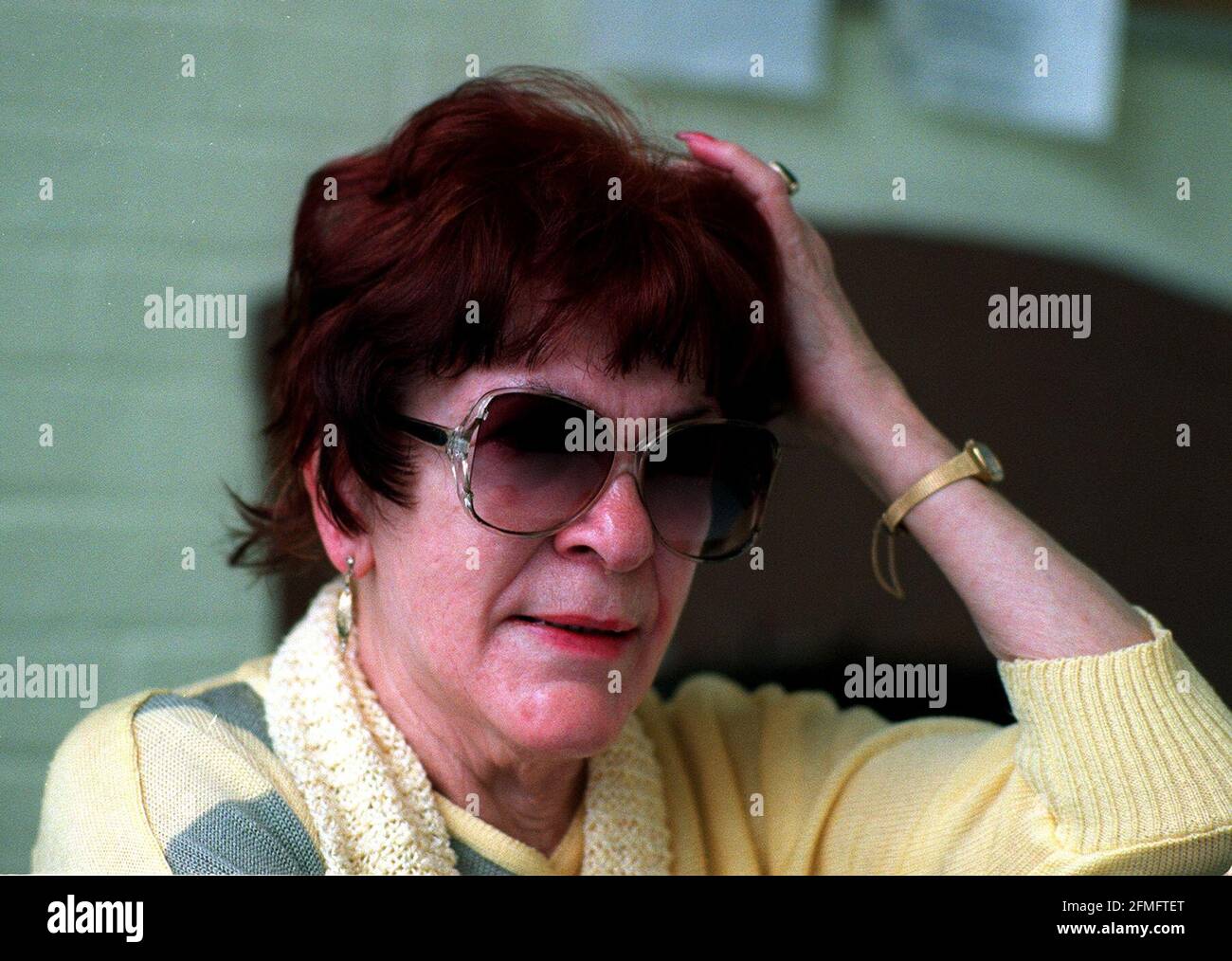 Valerie-Joanne Adam, die Drogen geschmuggelt Juni 1999Valerie-Joanne Adam, der war Zum Drogenschmuggel ausgetrickst Stockfoto