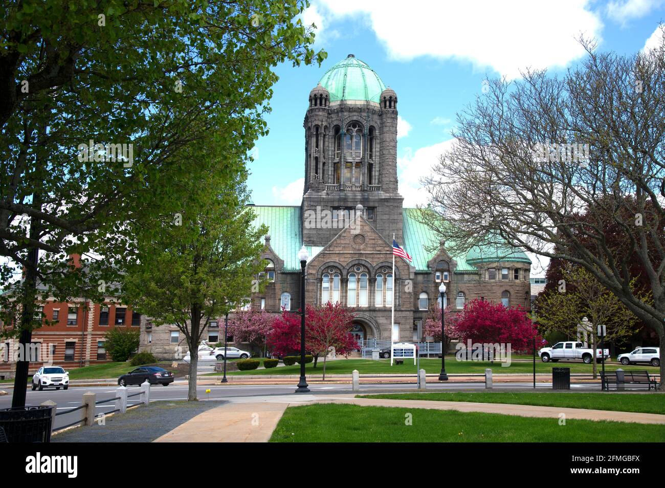 Bristol County Superior Court, Taunton, Massachusetts, USA. 1894 gebaut Stockfoto