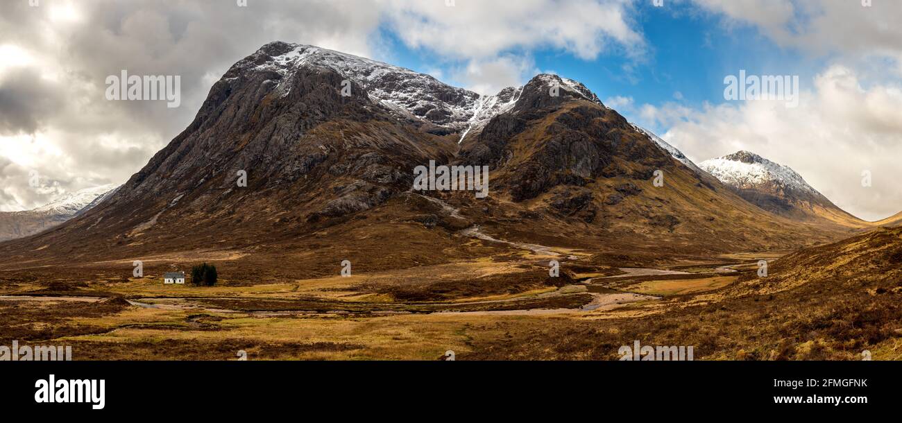 Buachaille etive Mor, Glencoe, Scottish Highlands, Großbritannien. Stockfoto
