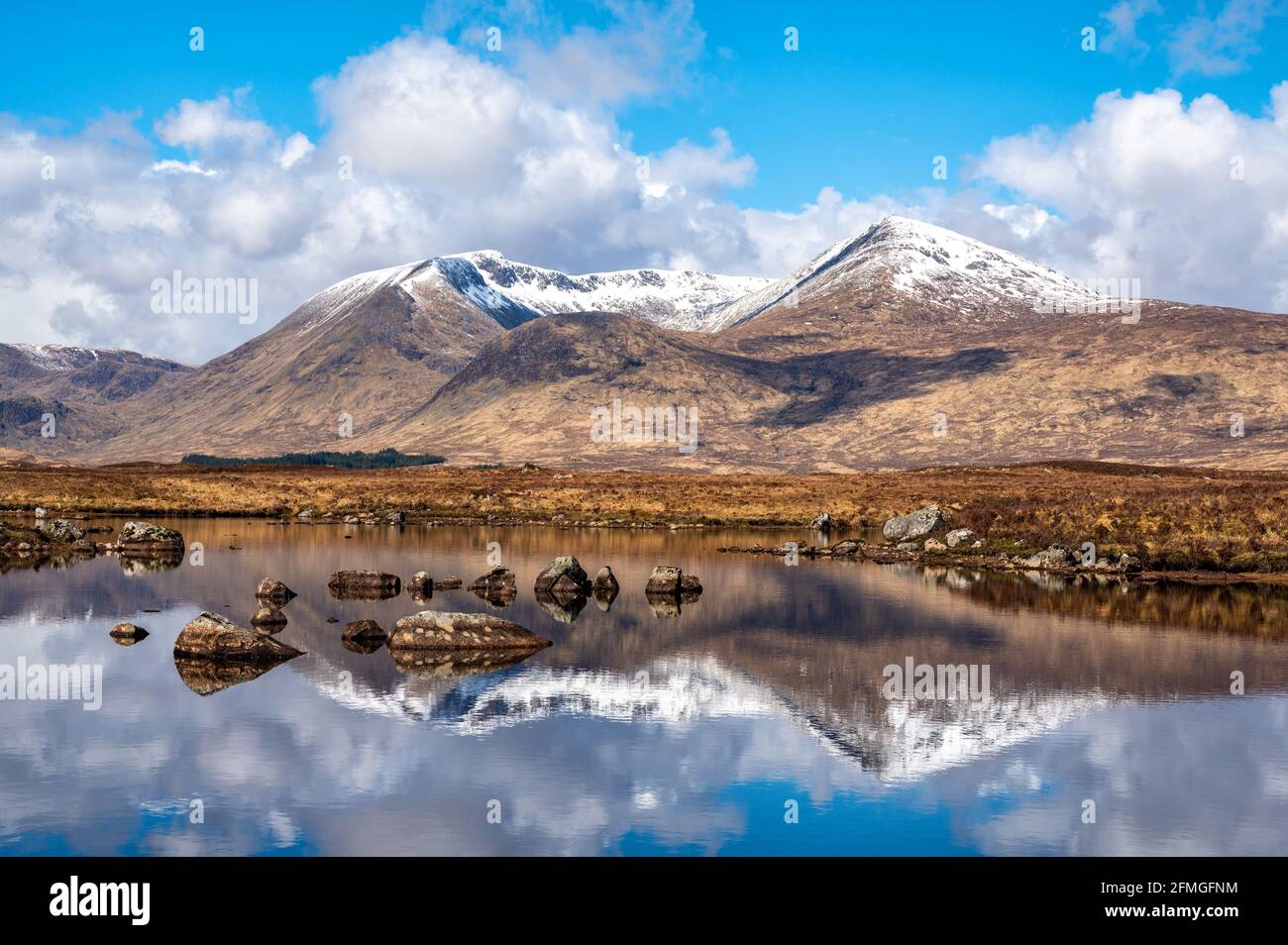 Blackmount, Rannoch Moor, Schottland, Großbritannien Stockfoto