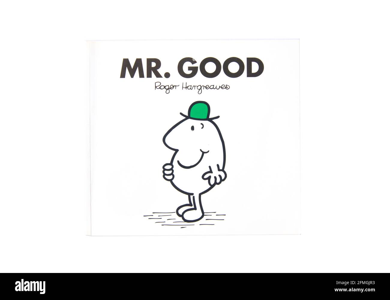 Kinderbuch der Serie „Mr Good of Mr Men“ von Roger Hargreaves, Greater London, England, Vereinigtes Königreich Stockfoto