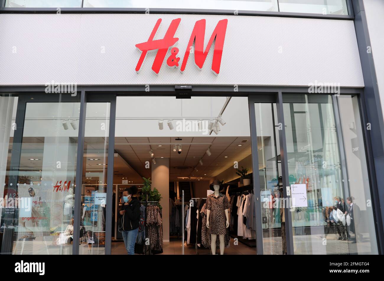 H & M Store in Altrincham im Großraum Manchester Stockfoto