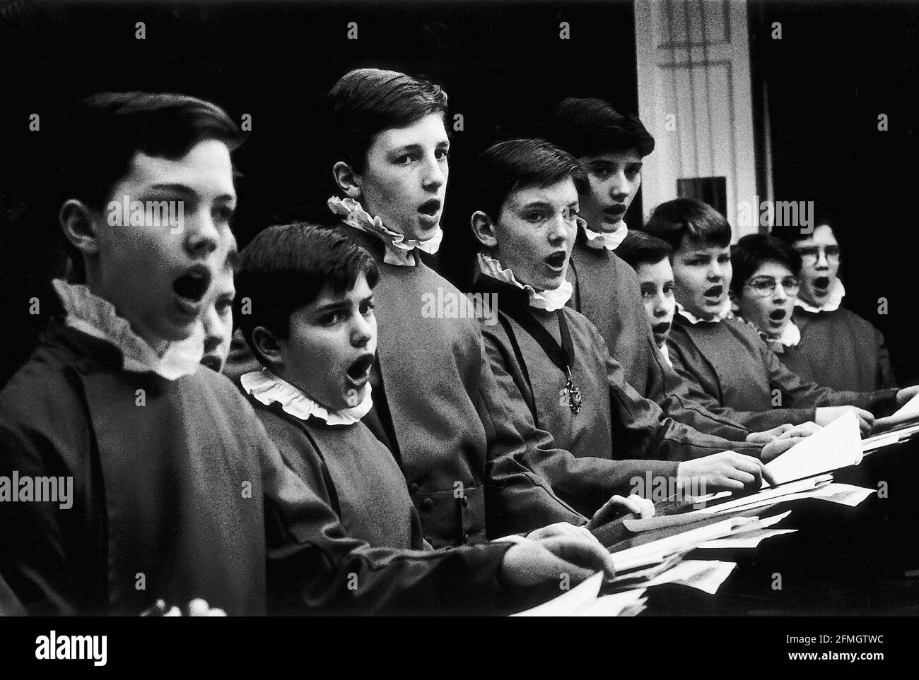 Westminster Abbey Choir Schooldbase Stockfoto