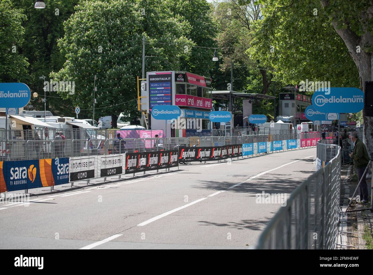 Etappe 1 des Radrennens 'Giro d'Italia' 2021 in Turin Stockfoto