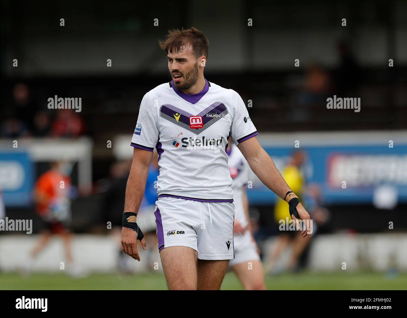 Rosslyn Park, London, Großbritannien. Mai 2021. Betfred Championship, Rugby League, London Broncos versus Newcastle Thunder; Jay Chapelhow of Newcastle Thunder Credit: Action Plus Sports/Alamy Live News Stockfoto