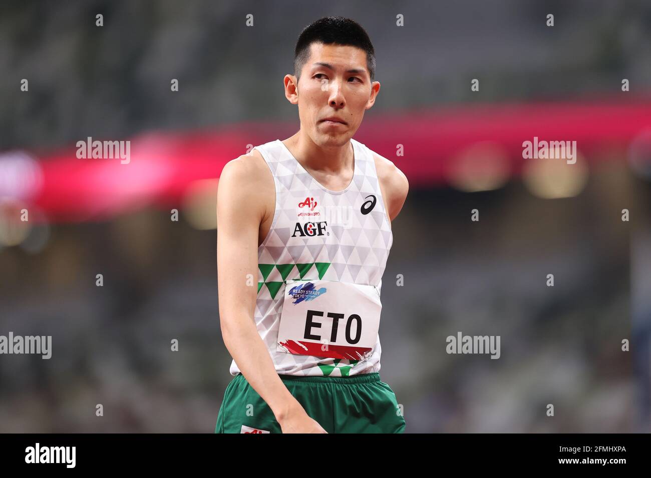 Tokio, Japan. Mai 2021. Takashi Eto Athletics : READY STEADY TOKYO - Leichtathletik Herren Hochsprung im Nationalstadion in Tokio, Japan . Quelle: Yohei Osada/AFLO SPORT/Alamy Live News Stockfoto