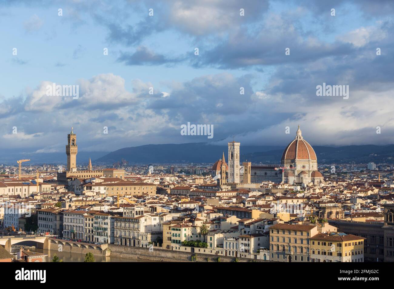 Blick auf Florenz, Italien Stockfoto