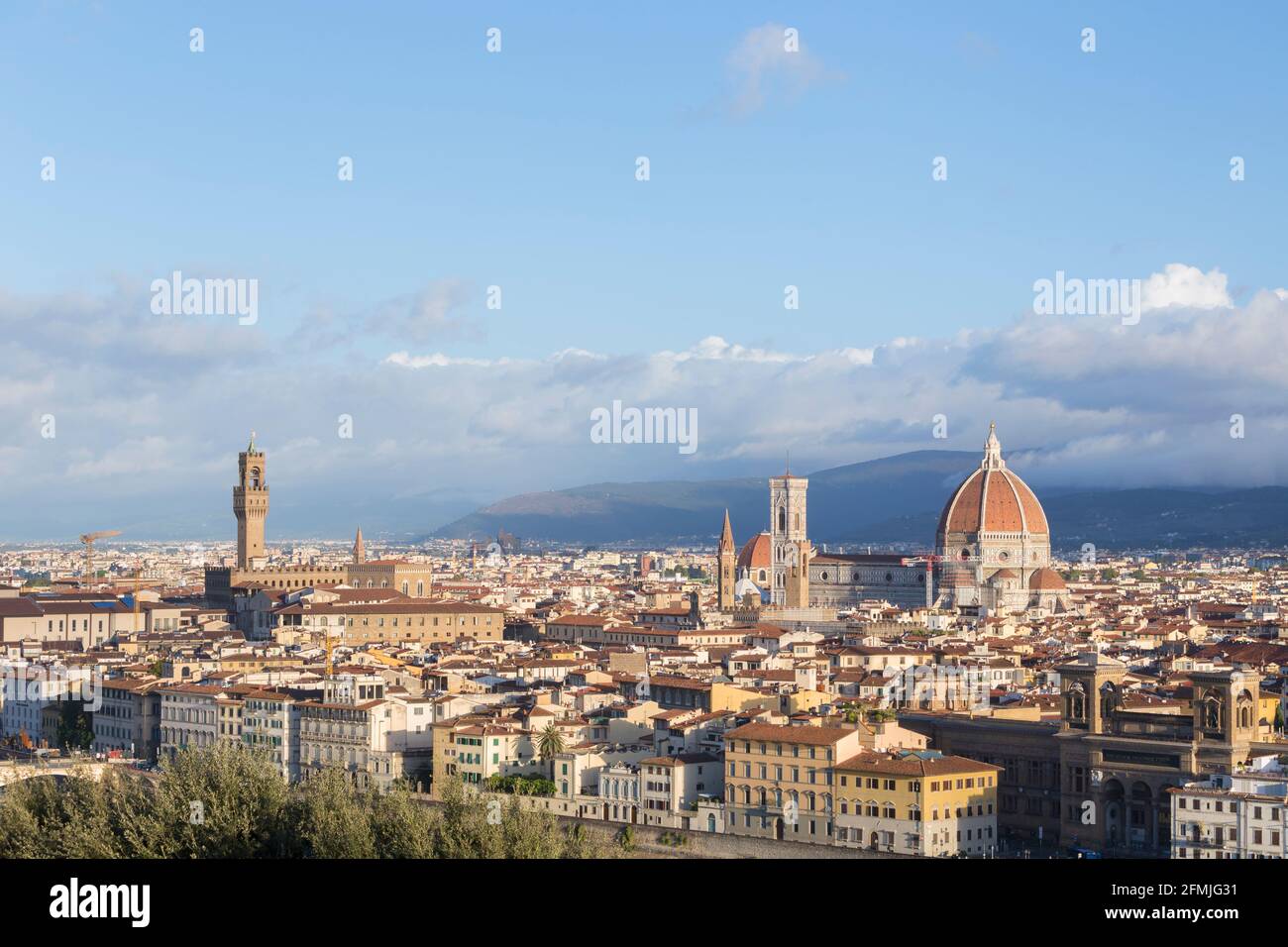 Blick auf Florenz, Italien Stockfoto