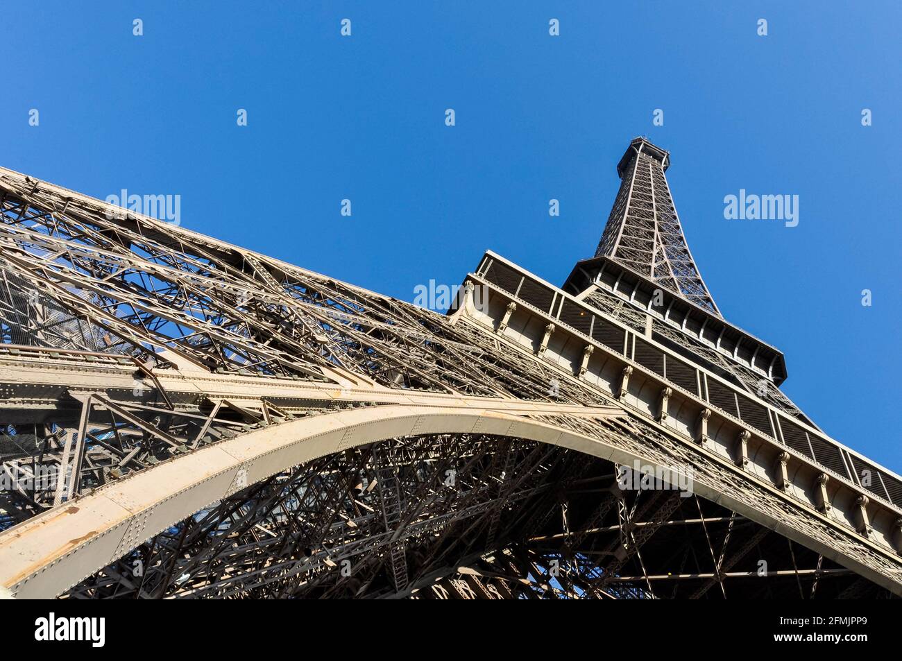 Der Eiffelturm in Paris, Frankreich Stockfoto