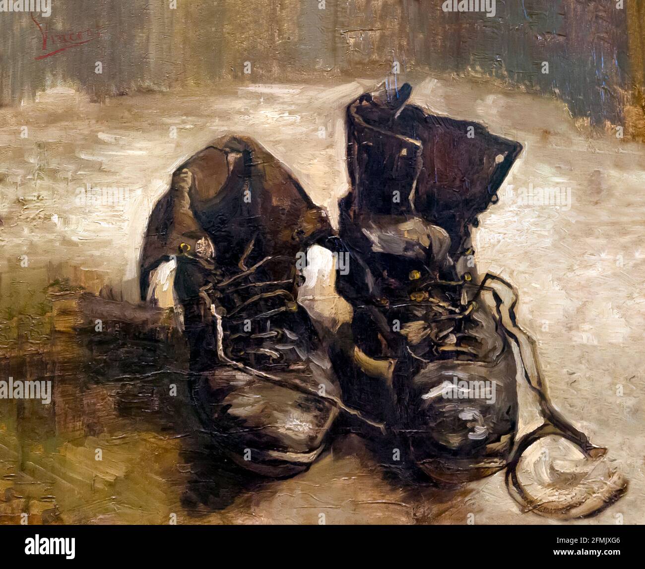 Ein Paar Schuhe, Vincent van Gogh, 1886, Stockfoto