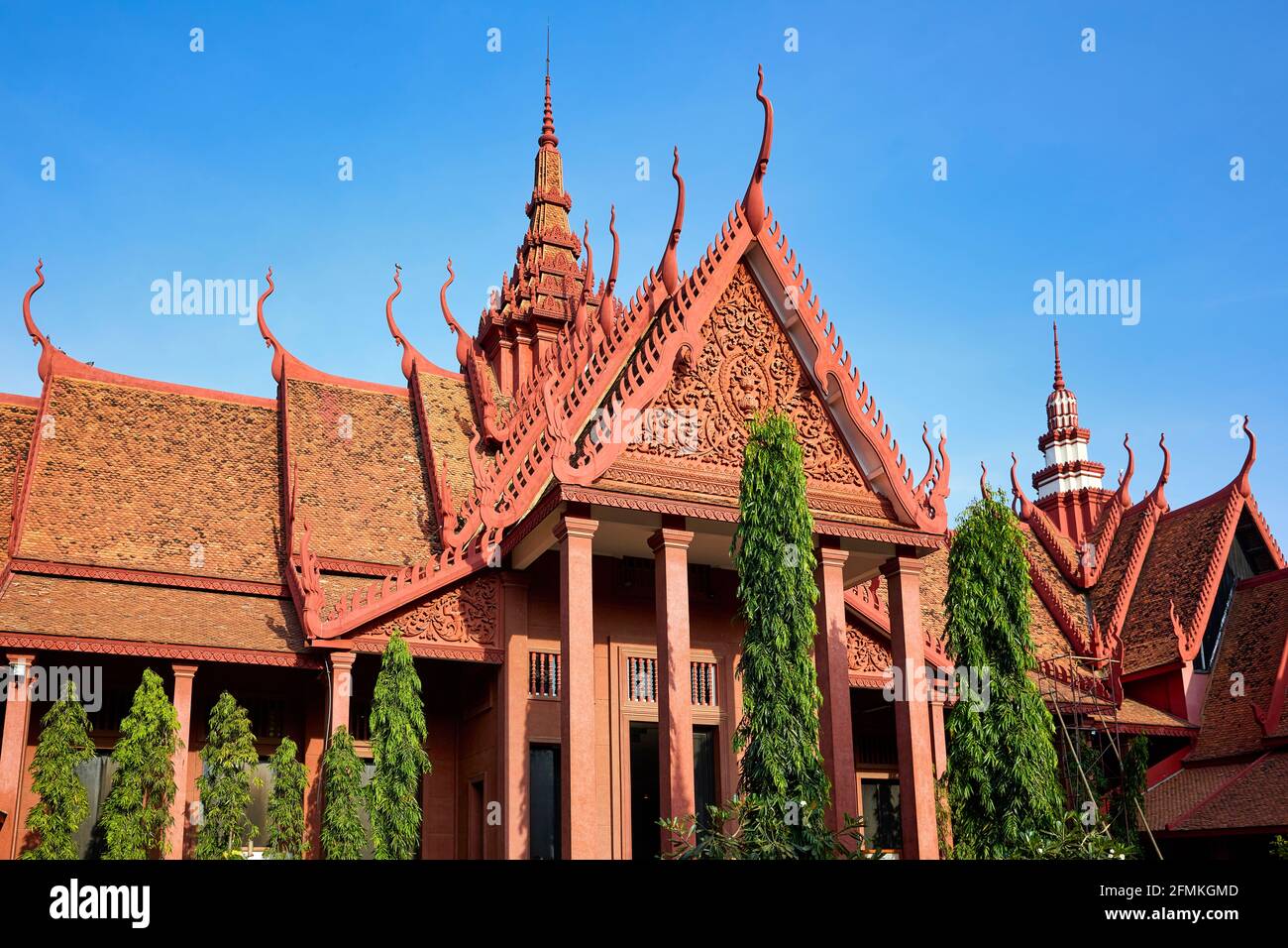 Das Nationalmuseum von Phnom Penh Kambodscha Stockfoto