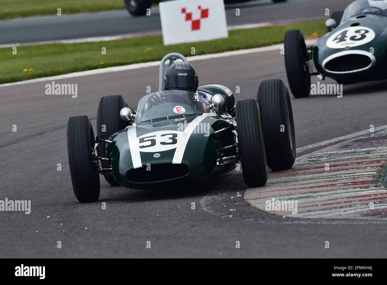 Justin Maeers, Cooper T53, Historic Grand Prix Cars Association, Pre - '66 Grand Prix Cars, Donington Historic Festival 2021, Donington Park, England, Stockfoto