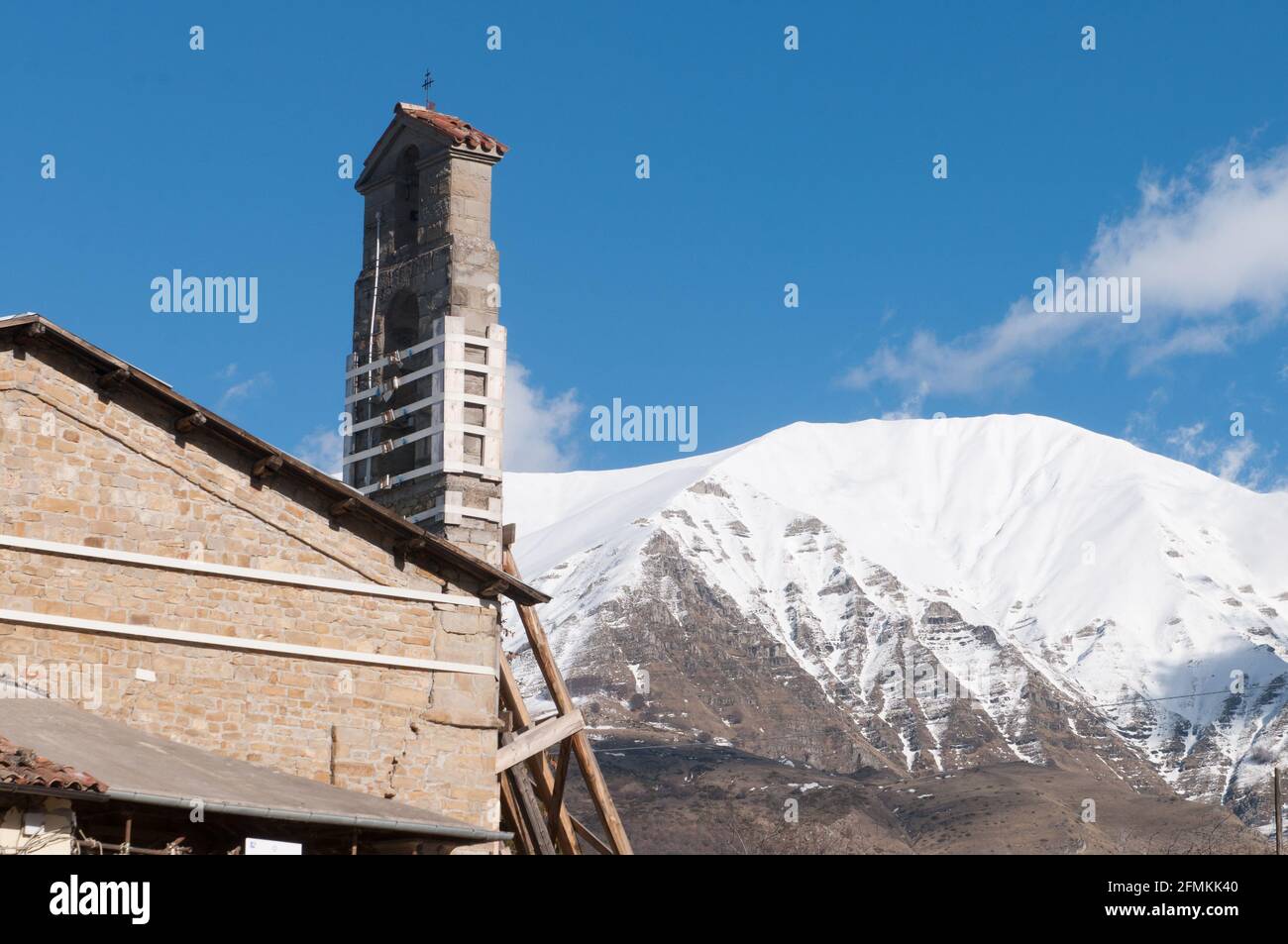 Gran Sasso, Landschaft, Landschaft, Berge, Abruzzen, Italien Stockfoto