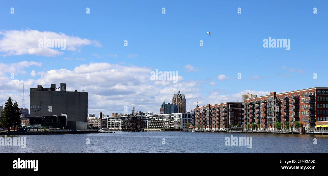 Urban Living Milwaukee Stockfoto