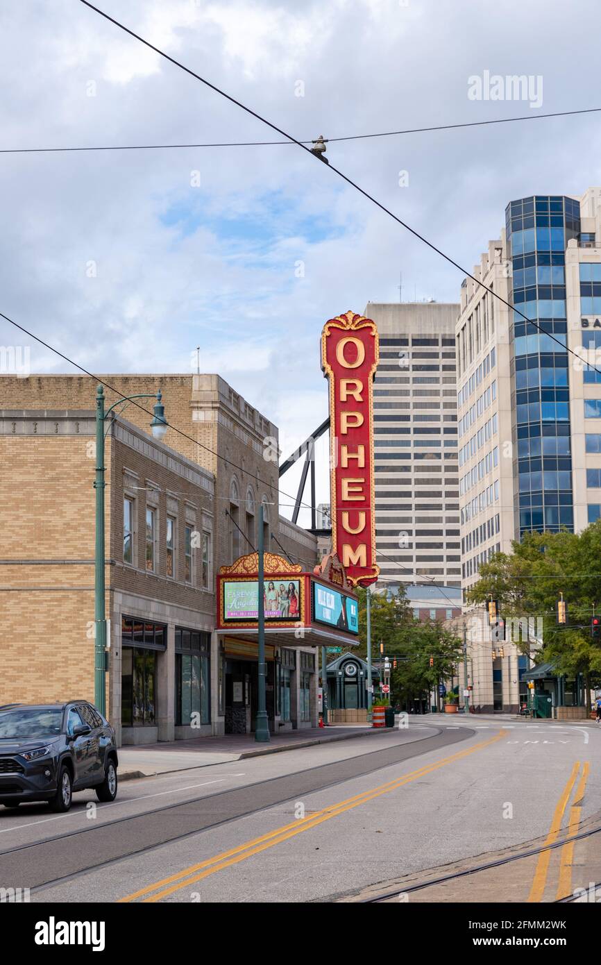 Memphis, TN / USA - 3. September 2020: Das „The Eliseum Theatre“ in Memphis, TN Stockfoto