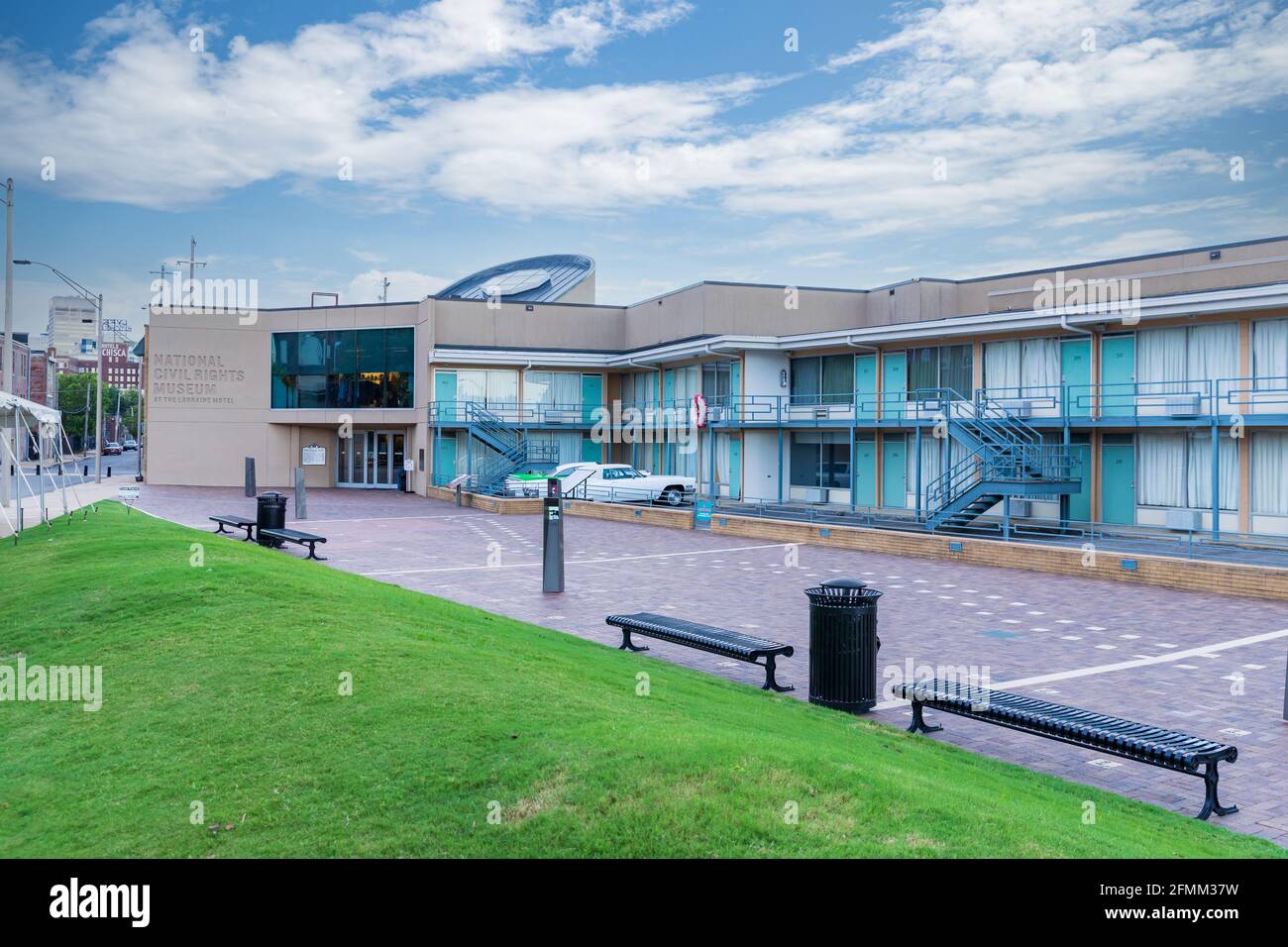 Memphis, TN / USA - 3. September 2020: Das National Civil Rights Museum im Lorraine Motel in Memphis, TN, wo Martin Luther King, Jr, ermordet wurde Stockfoto