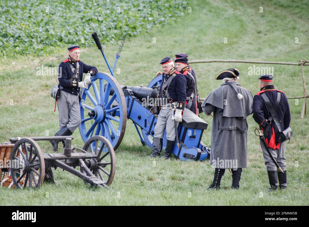 Rekonstitution de la bataille franco-prussienne de Jena / Iena / Auerstedt 1806 - 2016 Stockfoto