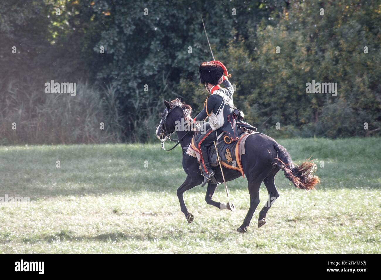 Rekonstitution de la bataille franco-prussienne de Jena / Iena / Auerstedt 1806 - 2016 Stockfoto