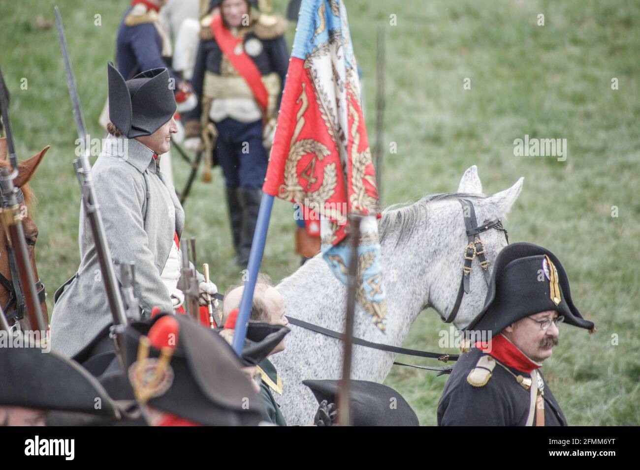 Rekonstitution de la bataille franco-prussienne de Jena / Iena / Auerstedt 1806 - 2016 Stockfoto