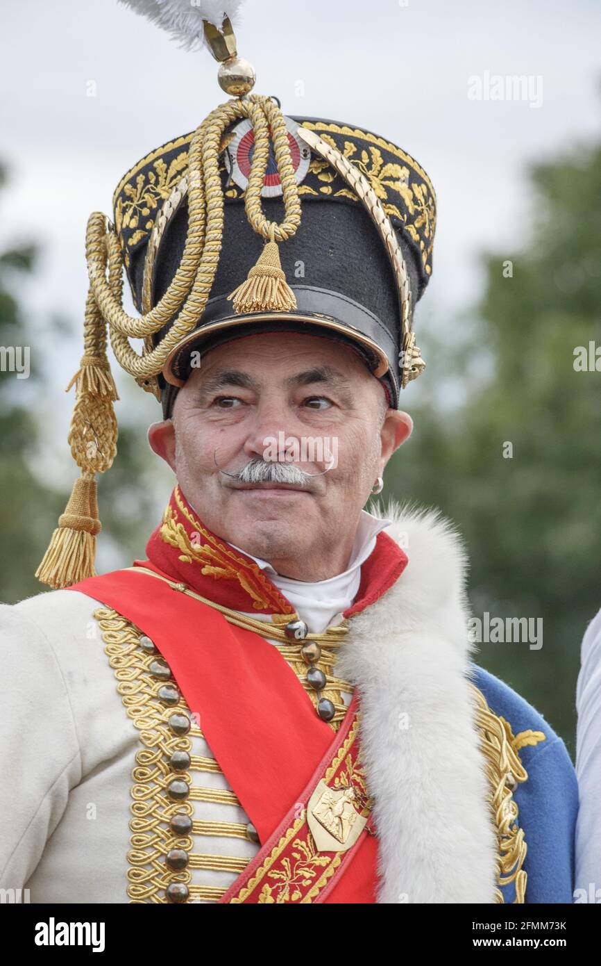 Rekonstitution de la bataille franco-prussienne de Jena / Iena / Auerstedt 1806 - 2016 Stockfoto