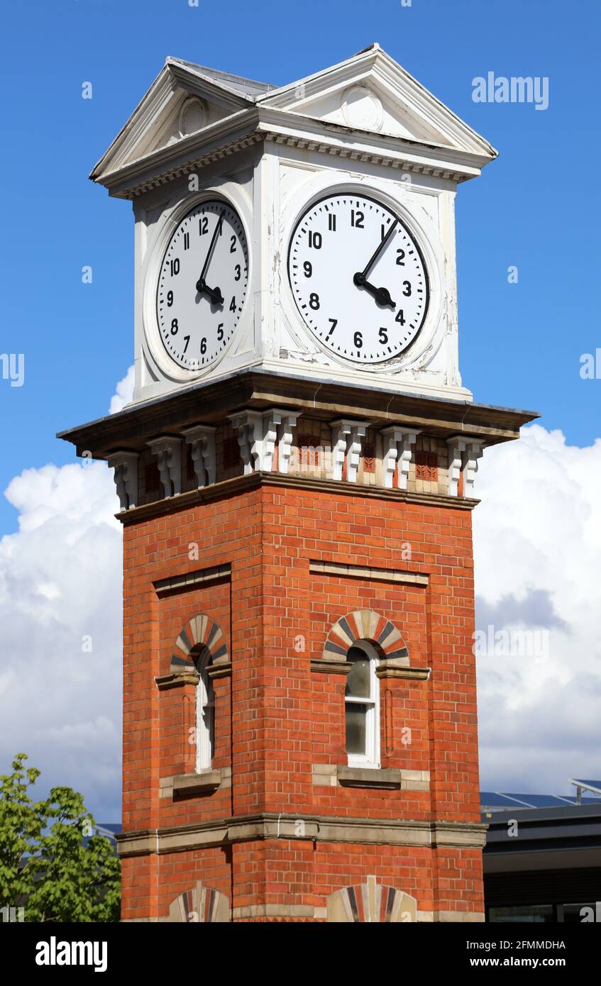 Altrincham Uhrturm Stockfoto