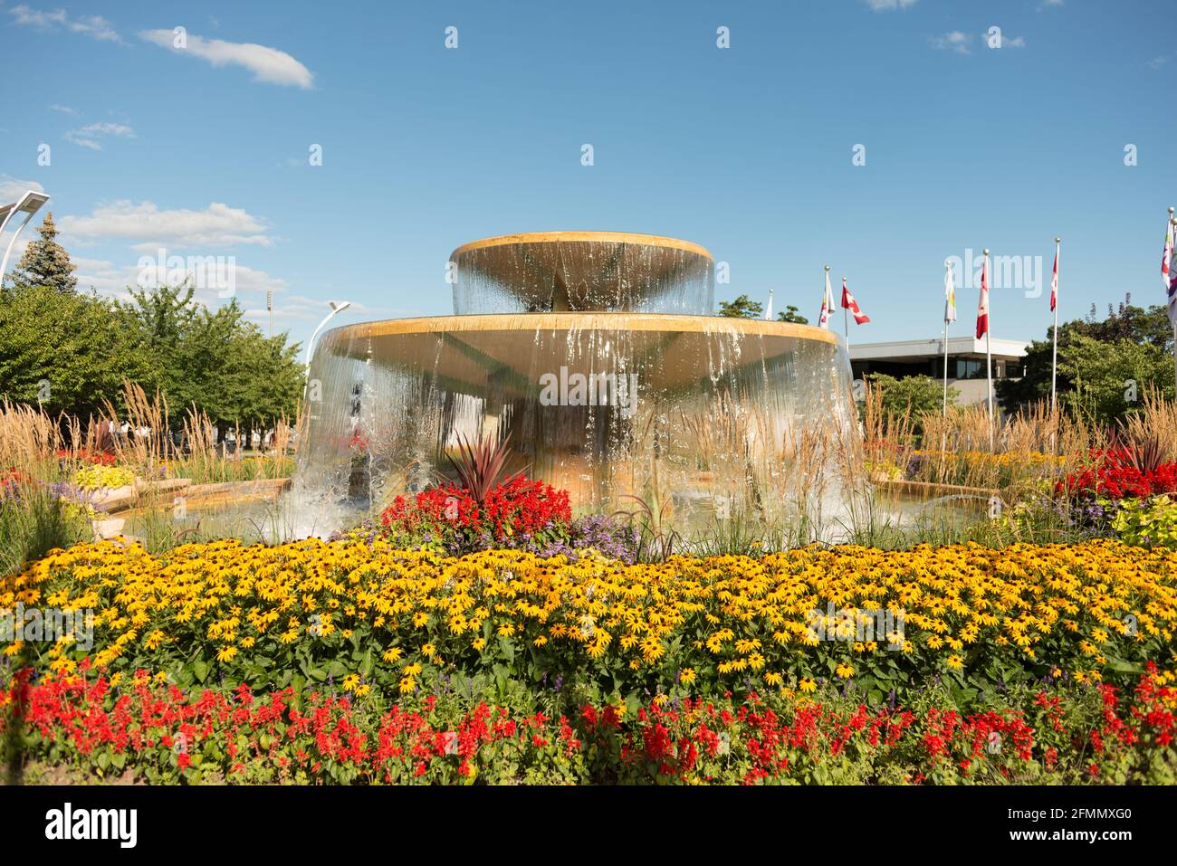 Princess Margaret Fountain, Exhibition Place, Toronto (Kanada) Stockfoto