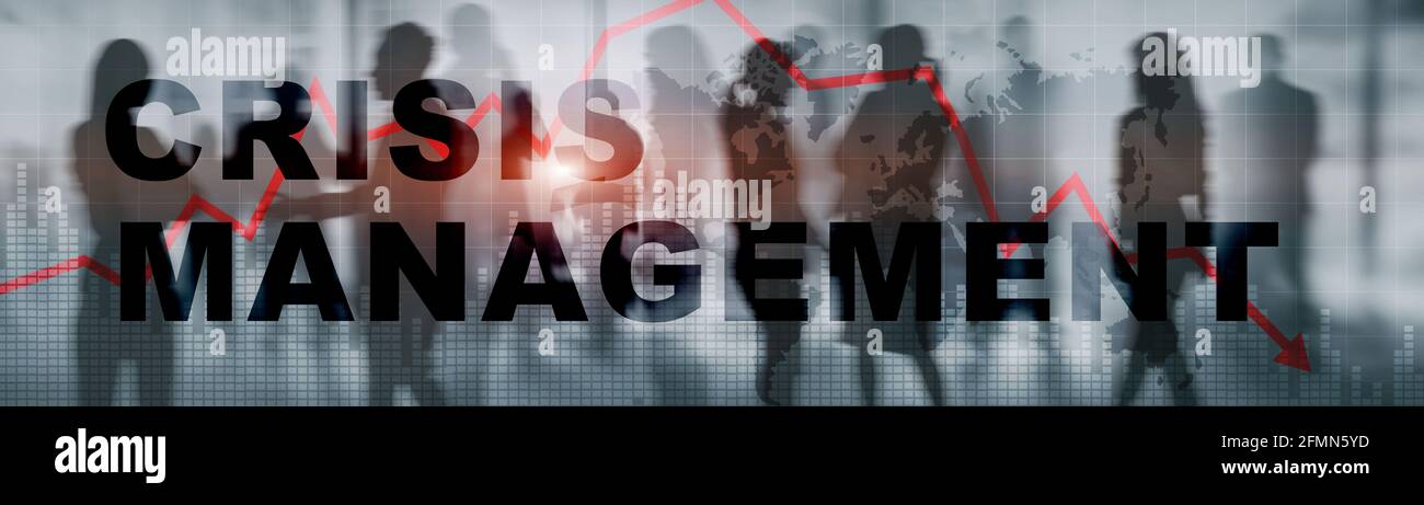 Website-Banner Für Krisenmanagement. Lösung Crisis Identity Planning Concept Mixed Media. Stockfoto