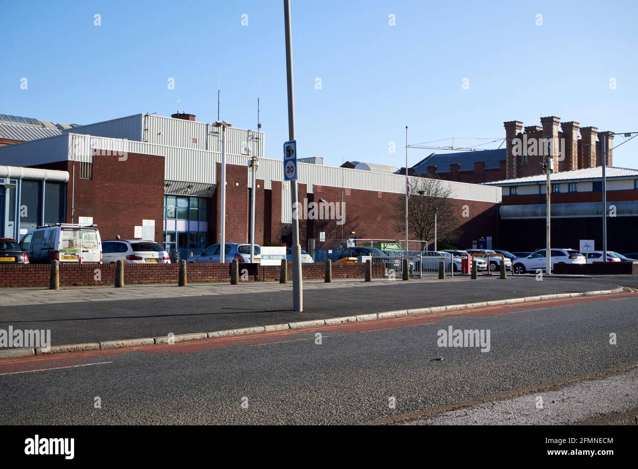 Eintritt zum HM Prison Liverpool liverpool england Stockfoto