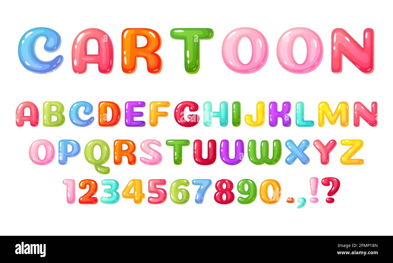 Gelee Alphabet Stock Vektorgrafiken Kaufen Alamy