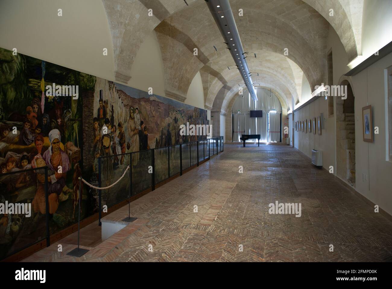 Antonio Marras exphosition, Museum, Basilicata, Italien Stockfoto