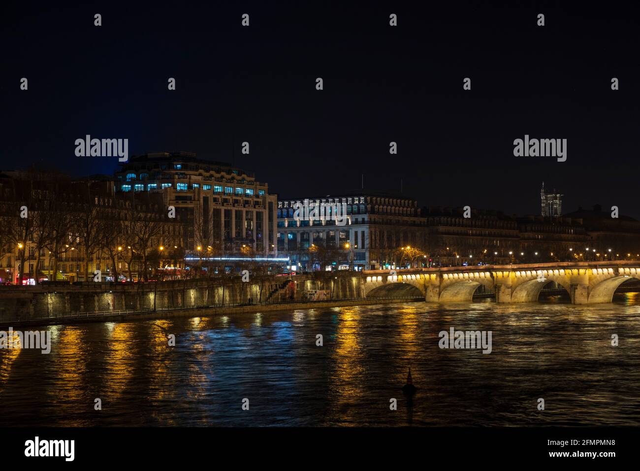 Pont Neuf („Neue Brücke“), Paris, Frankreich. Stockfoto