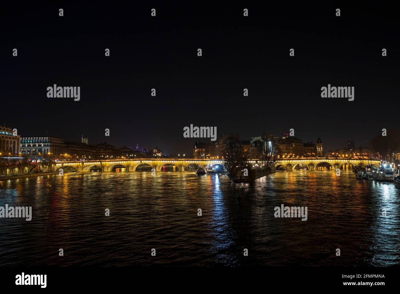 Pont Neuf („Neue Brücke“), Paris, Frankreich Stockfoto