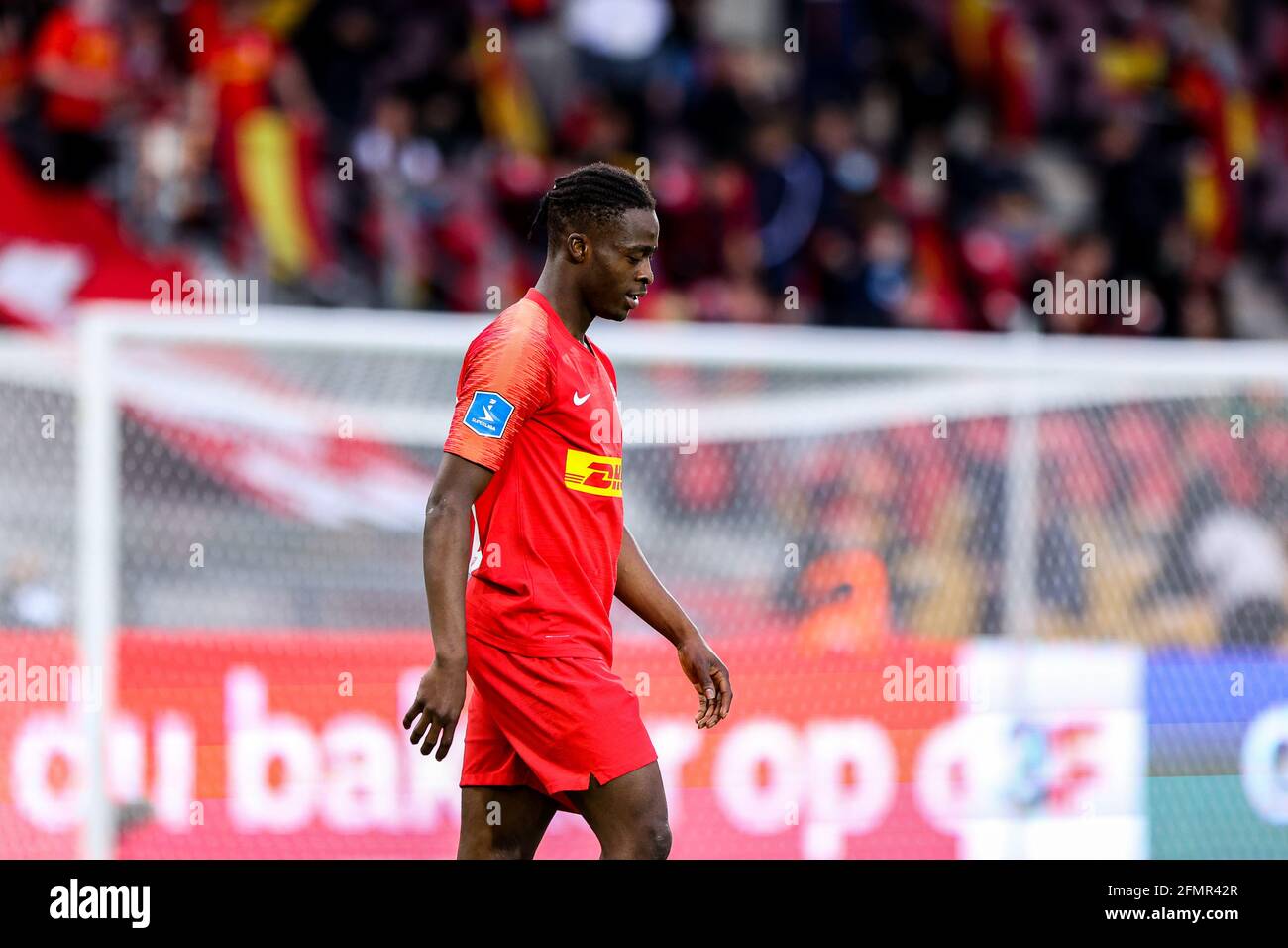 Farum, Dänemark. Mai 2021. Kamal-Deen Sulemana (10) des FC Nordsjaelland wurde während des 3F Superliga-Spiels zwischen dem FC Nordsjaelland und dem FC Kopenhagen in Right to Dream Park in Farum gesehen. (Foto: Gonzales Photo/Alamy Live News Stockfoto