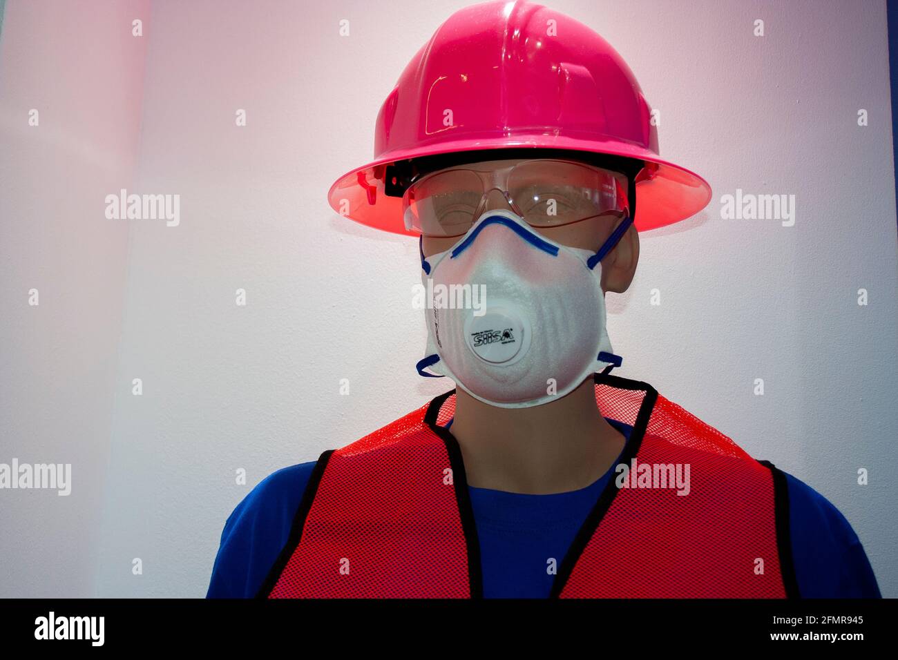 PERSÖNLICHE SCHUTZAUSRÜSTUNG Stockfoto