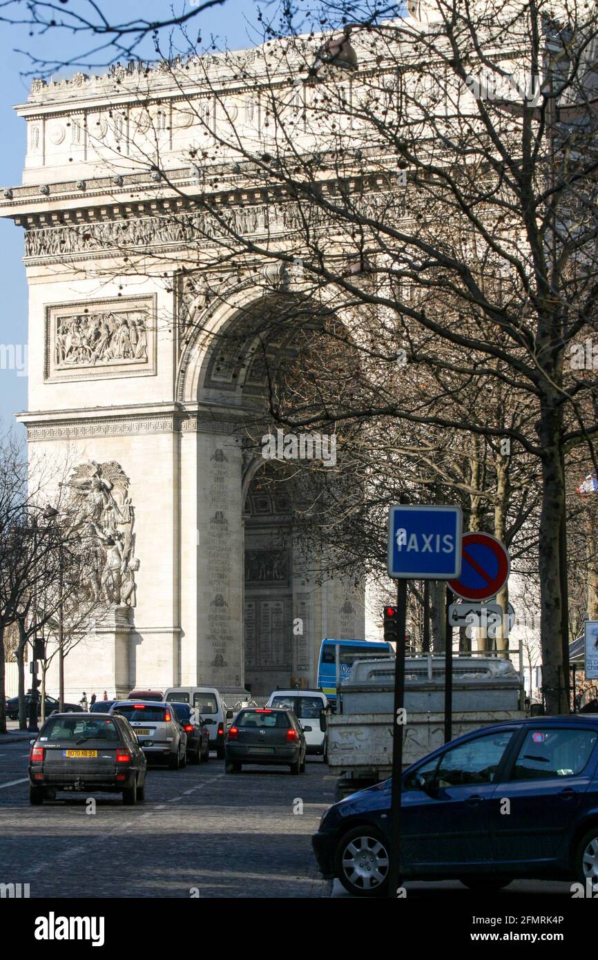 Triumphbogen, Paris, Frankreich Stockfoto