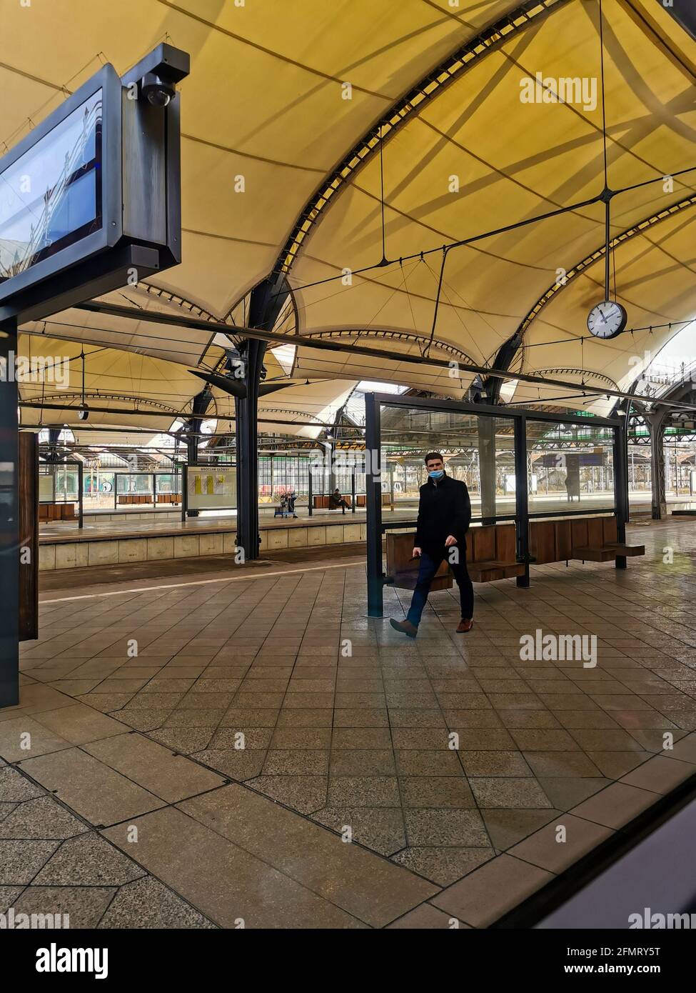 Breslau, Polen - Bahnhof, Bahnhof, peron Stockfoto