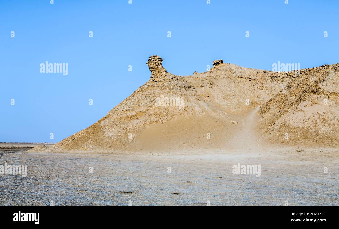 Camel's Rock, Ong el Jemel, Tunesien als Filmkulisse Stockfoto