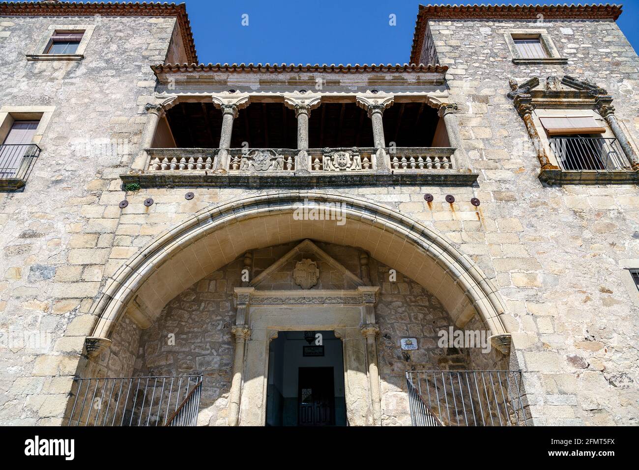 Juan Orellana Palace Pizarro in Trujillo, Extremadura Spanien Stockfoto