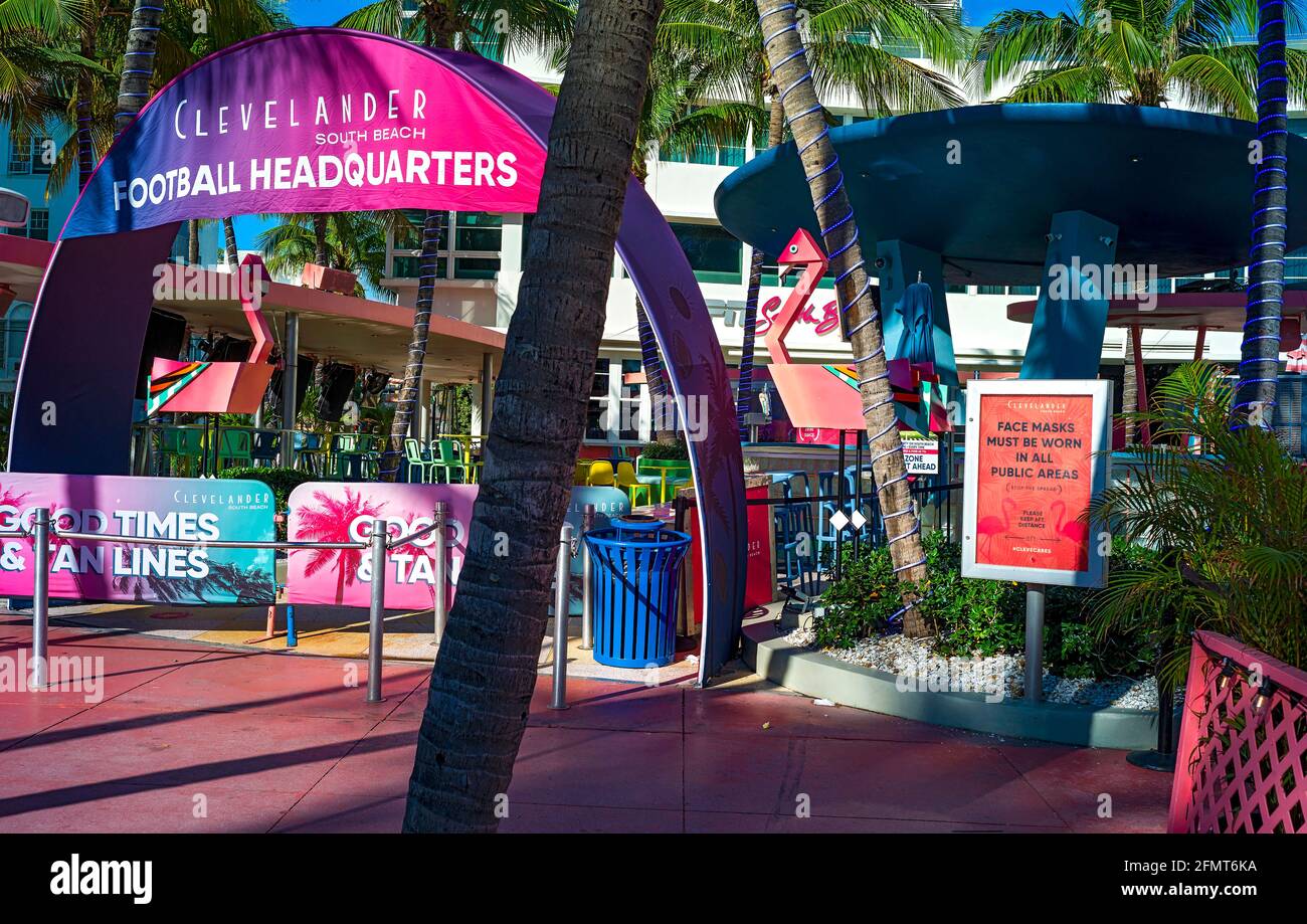 Clevlanders South Beach Stockfoto