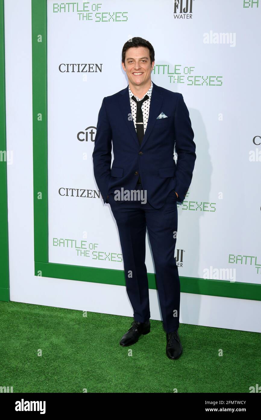 LOS ANGELES - SEP 16: James McKay bei der 'Battle of the Sexes' LA Premiere im Village Theatre am 16. September 2017 in Westwood, CA Stockfoto