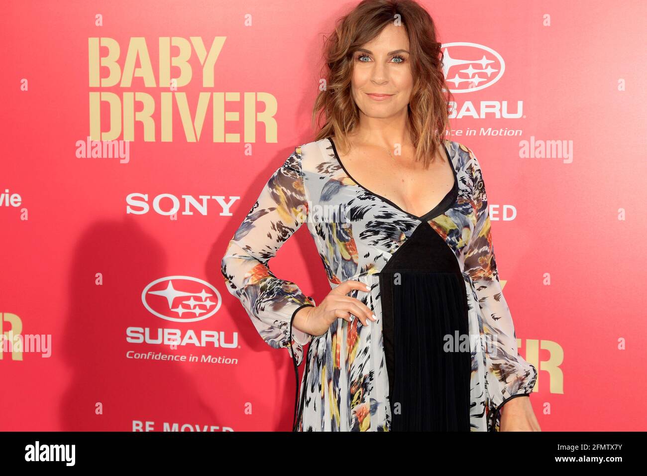 LOS ANGELES - JUN 14: Allison King bei der Premiere von „Baby Driver“ im The Theatre im Ace Hotel am 14. Juni 2017 in Los Angeles, CA Stockfoto